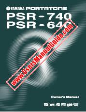 Ansicht PSR-740 pdf Bedienungsanleitung