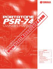 Ver PSR-74 pdf El manual del propietario