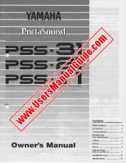 Voir PSS-11 pdf Manuel du propriétaire (de l'image)