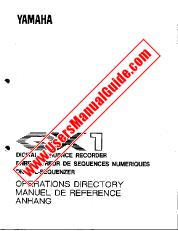 Voir QX1 pdf Répertoire des Opérations (Image)