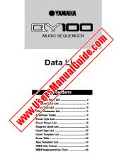 Ver QY100 pdf Lista de datos