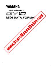 Voir QY10 pdf Format des données MIDI (Image)