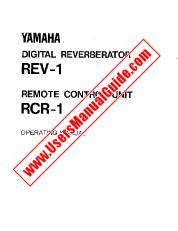 Ver REV-1 pdf Manual De Propietario (Imagen)