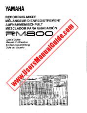 Ver RM800 pdf Manual De Propietario (Imagen)