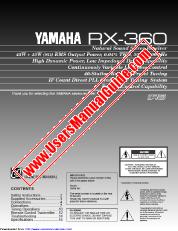 View RX-360 pdf OWNER'S MANUAL
