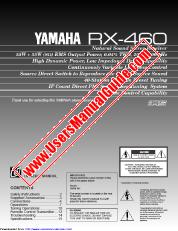 View RX-460 pdf OWNER'S MANUAL