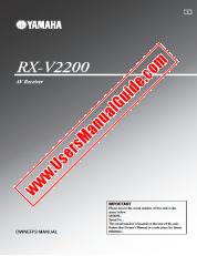 Vezi RX-V2200 pdf OWNER'W MANUAL