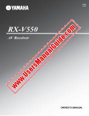 Voir RX-V550 pdf Mode d'emploi