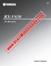 View RX-V650 pdf Owner's Manual