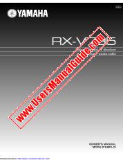 Voir RX-V795 pdf MODE D'EMPLOI