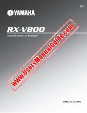 Visualizza RX-V800 pdf MANUALE DEL PROPRIETARIO