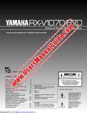 Visualizza RX-V870 pdf MANUALE DEL PROPRIETARIO