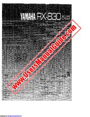 Voir RX-830 pdf MODE D'EMPLOI