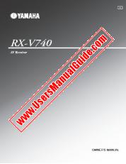 Ver RX-V740 pdf El manual del propietario
