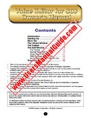 Ver S08 Voice Editor pdf El manual del propietario