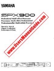 Vezi SPX900 pdf Manualul proprietarului (imagine)