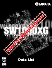 Visualizza SW1000XG pdf Elenco dati