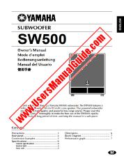 Ver SW500 pdf El manual del propietario