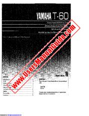 Visualizza T-60 pdf MANUALE DEL PROPRIETARIO