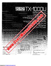 Voir TX-1000 pdf MODE D'EMPLOI