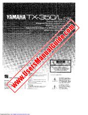 Ver TX-350 pdf EL MANUAL DEL PROPIETARIO