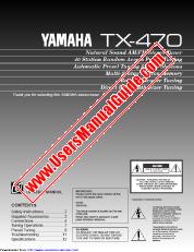 Ver TX-470 pdf EL MANUAL DEL PROPIETARIO