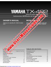 Ver TX-492 pdf EL MANUAL DEL PROPIETARIO