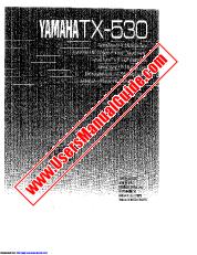 Voir TX-530 pdf MODE D'EMPLOI