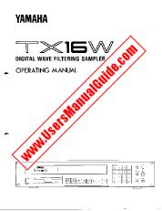 Ver TX16W pdf Manual De Propietario (Imagen)