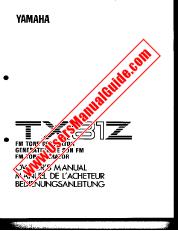 Ver TX81Z pdf Manual De Propietario (Imagen)
