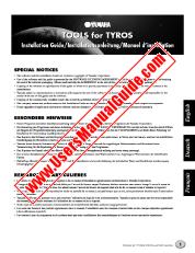 Ver TOOLS for TYROS pdf Guía de instalación
