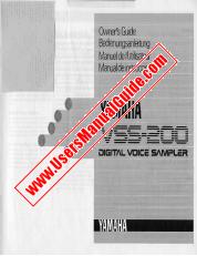 Visualizza VSS-200 pdf Manuale del proprietario (immagine)