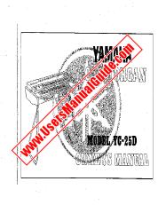 Vezi YC-25D pdf Manualul proprietarului (imagine)