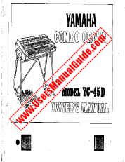 Ver YC-45D pdf Manual De Propietario (Imagen)