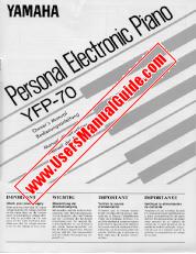 Ver YFP-70 pdf Manual De Propietario (Imagen)