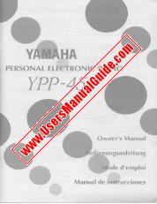 Voir YPP-45 pdf Manuel du propriétaire (de l'image)
