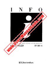 Ver ER2921H pdf Manual de instrucciones - Código de número de producto: 925970045