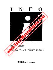 Ver ER2340B pdf Manual de instrucciones - Código de número de producto: 924626008