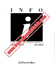 Vezi EW1236W pdf Manual de utilizare - Numar Cod produs: 914639005