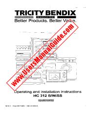 View HC312B pdf Instruction Manual - Product Number Code:941689284