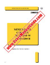 Ver ZCM5200W pdf Manual de instrucciones - Código de número de producto: 947710089
