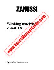 Ver Z468TX pdf Manual de instrucciones