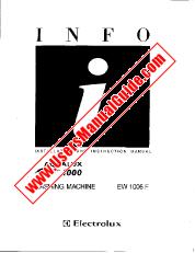 Vezi EW1006F pdf Manual de utilizare - Numar Cod produs: 914789527