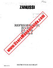 Voir ZO29Y pdf Mode d'emploi - Nombre Code produit: 923850606