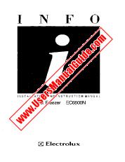 Ver EC6800N pdf Manual de instrucciones - Código de número de producto: 920050056