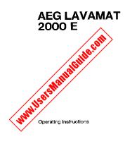 Ver Lavamat 2000E pdf Manual de instrucciones - Código de número de producto: 605103902