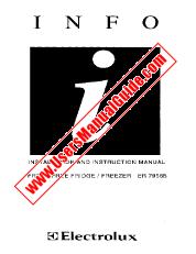 View ER7956B pdf Instruction Manual - Product Number Code:924628054