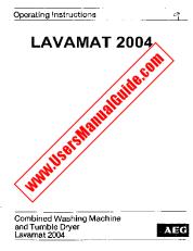 View Lavamat 2004 pdf Instruction Manual - Product Number Code:605105902