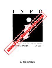 Vezi EW806F pdf Manual de utilizare - Număr produs Cod: 914280830