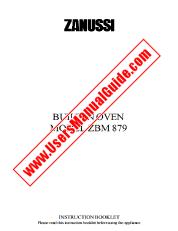 Vezi ZBM879SX pdf Manual de utilizare - Numar Cod produs: 949710775